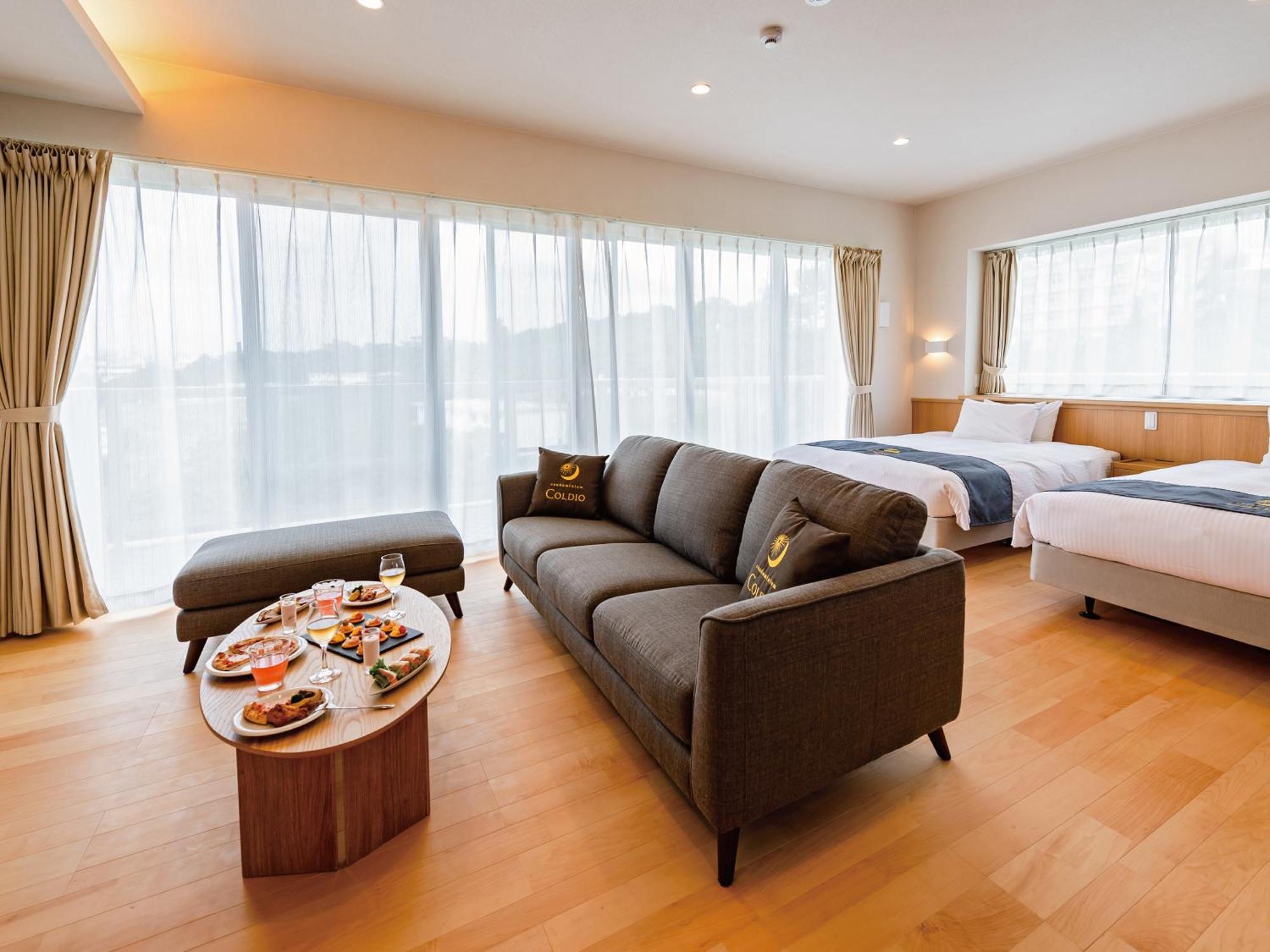 Private Condo Chatan Jagaru By Coldio Premium Bagian luar foto